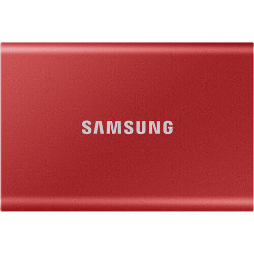 Внешний диск SSD Samsung 1TB T7 Portable SSD Metallic Red красный