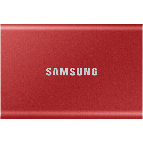 Внешний диск SSD Samsung 2TB T7 Portable SSD Metallic Red красный