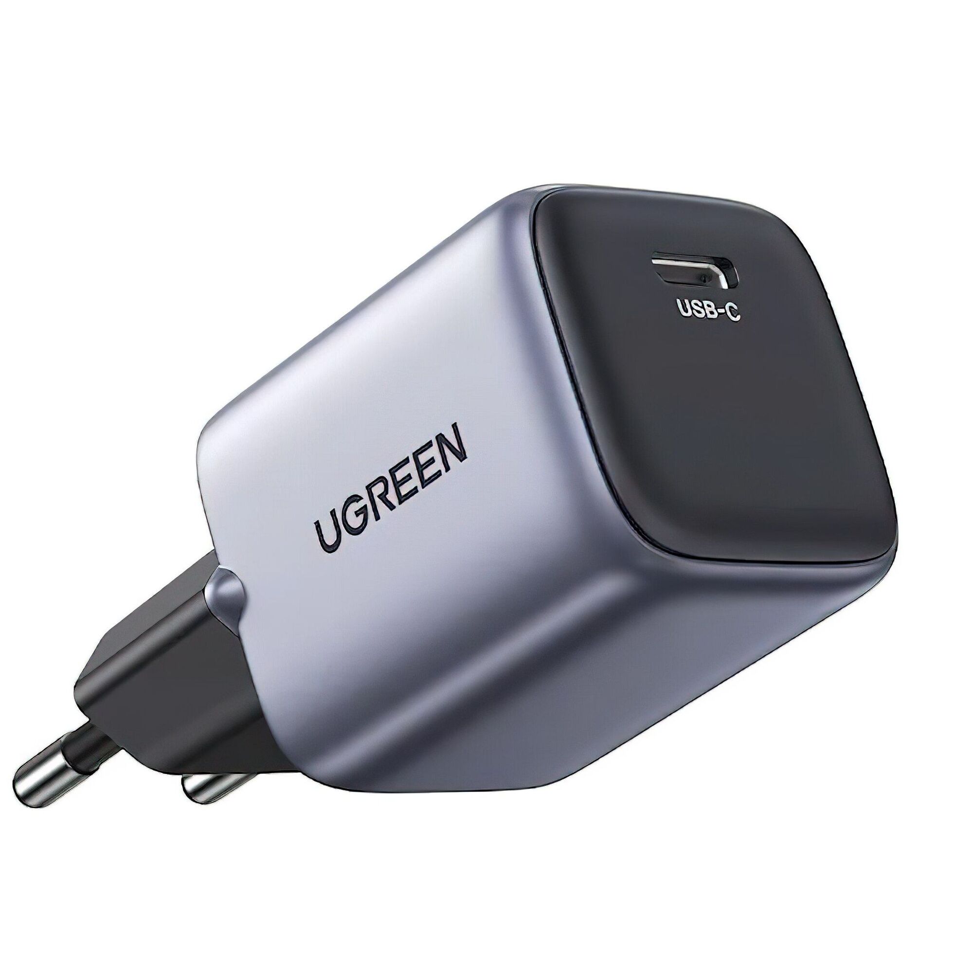 Зарядное устройство UGREEN CD319 (90666) Nexode Mini 30W USB-C PD GaN Fast Charger RUS, серый