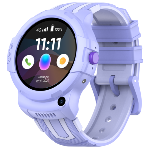 Детские Умные часы Elari 4G Wink Android 8.1, лиловый