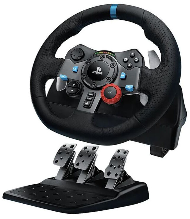 Игровой руль Logitech G29 Driving Force для PS5, PS4, PC