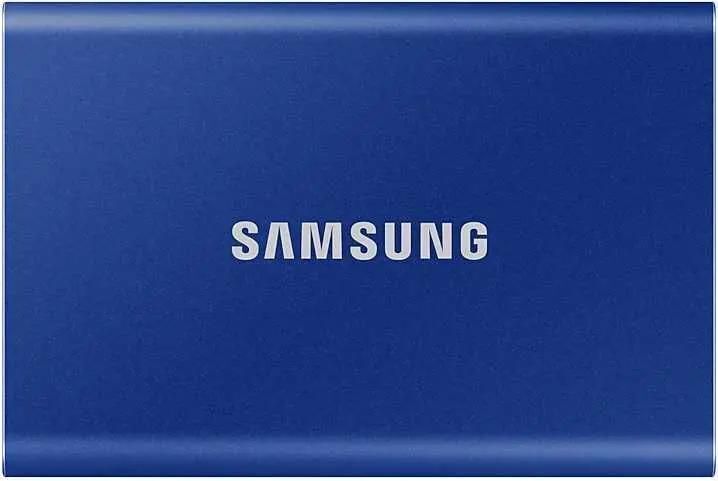 Внешний диск SSD Samsung 500GB T7 USB-C 3.2, синий