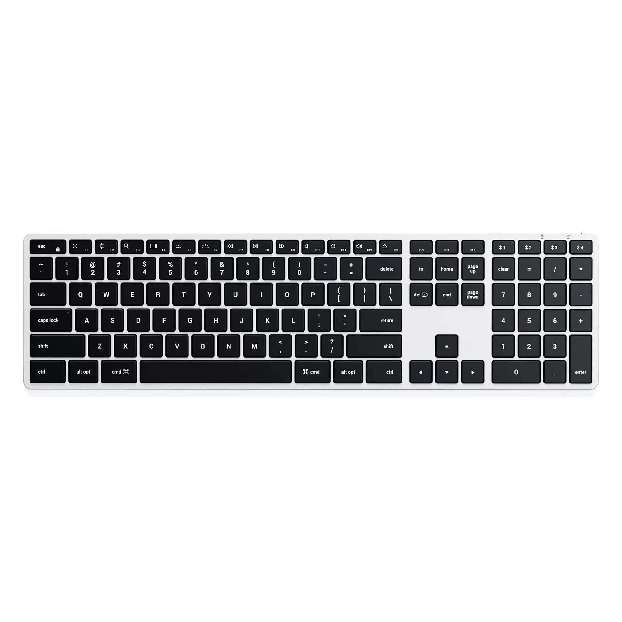 Клавиатура Satechi Slim X3 Bluetooth Keyboard RU Рус, серебряный
