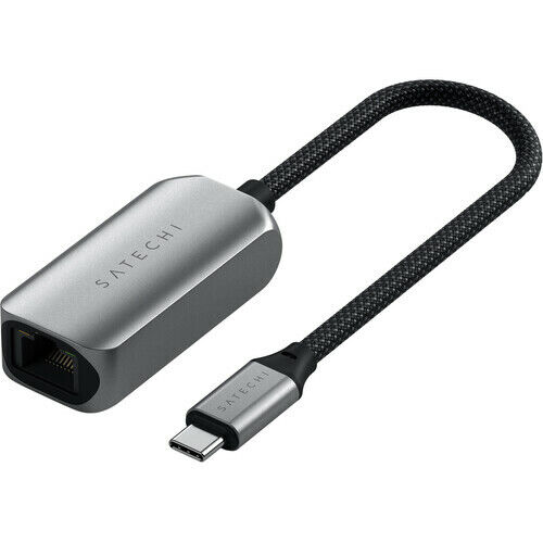 USB-хаб Satechi USB-C 2.5 Gigabit Ethernet Adapter, Space Gray