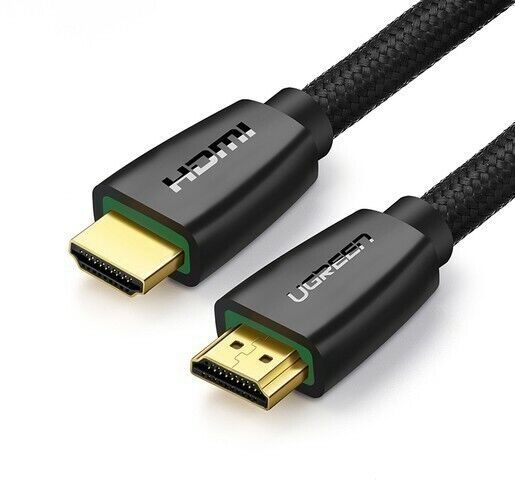 Кабель UGREEN HD118 40414 HDMI Male To Male Cable With Braid 10m, Black