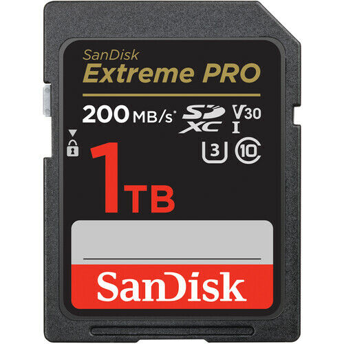 Карта памяти SanDisk 1TB Extreme PRO UHS-I SDXC 200MB/s