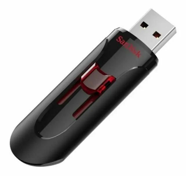 Флешка USB SanDisk Cruzer Glide 256GB USB-A Flash Drive Black