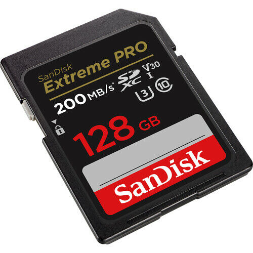 Карта памяти SanDisk 128GB Extreme PRO UHS-I SDXC 200MB/s
