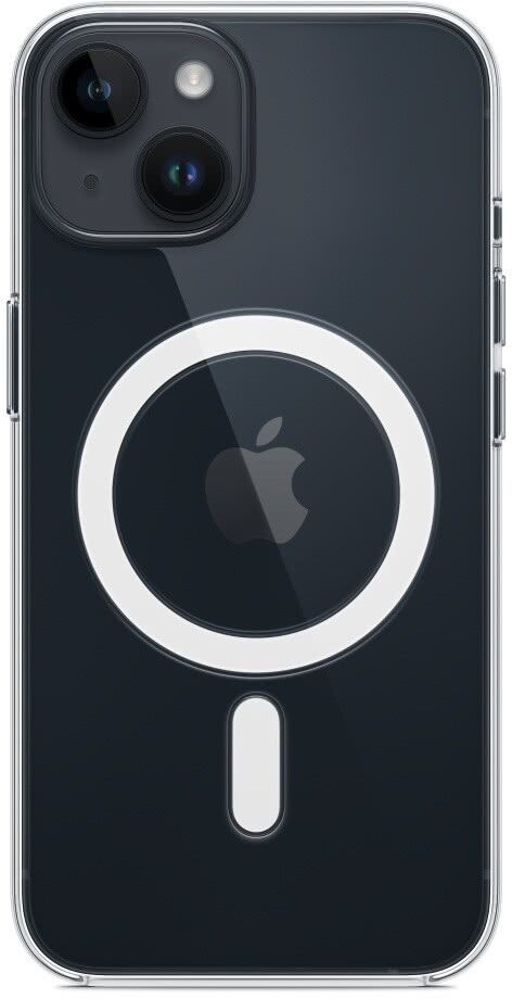 Чехол Apple iPhone 14 Clear Case с MagSafe, прозрачный