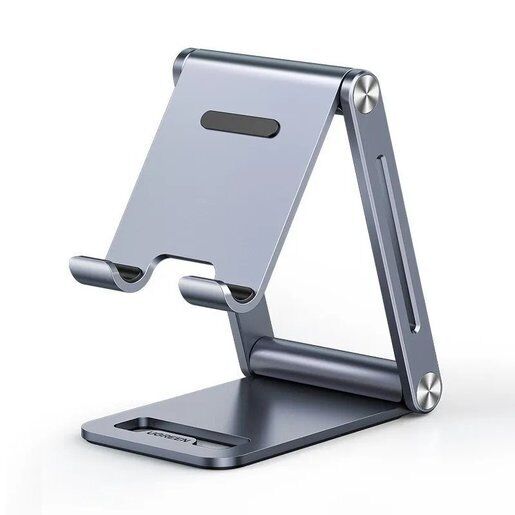 Подставка UGREEN LP263 Foldable Multi-Angle Phone Stand складная, серебристый