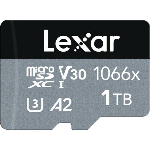 Карта памяти Lexar 1TB Professional UHS-I microSDXC 160MB/s + SD Adapter Silver