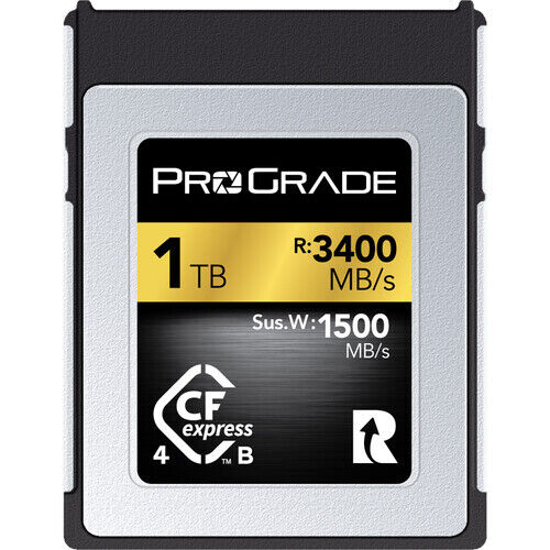 Карта памяти ProGrade Cfexpress B 4.0 1TB Gold 3400/3000/1500 MB/s