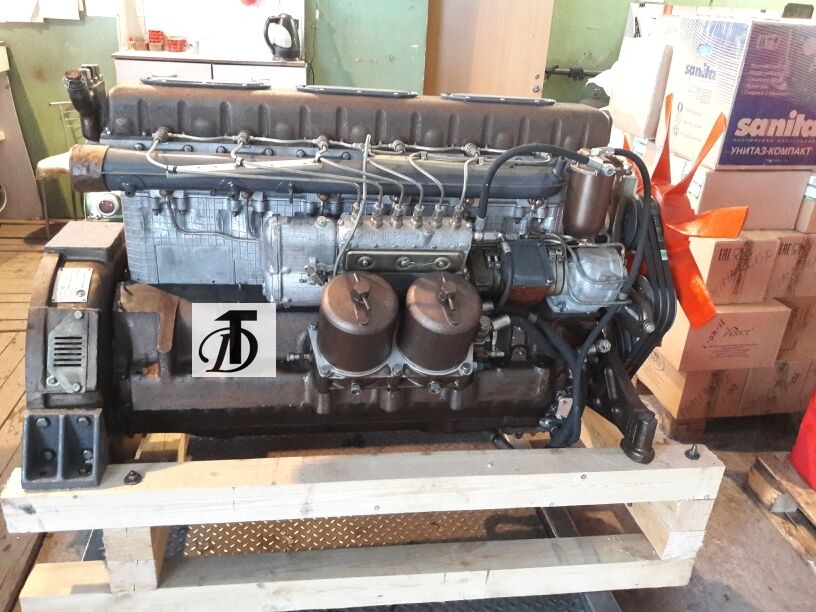 Двигатель дизельный У2Д6-250ТК с муфтой сцепления