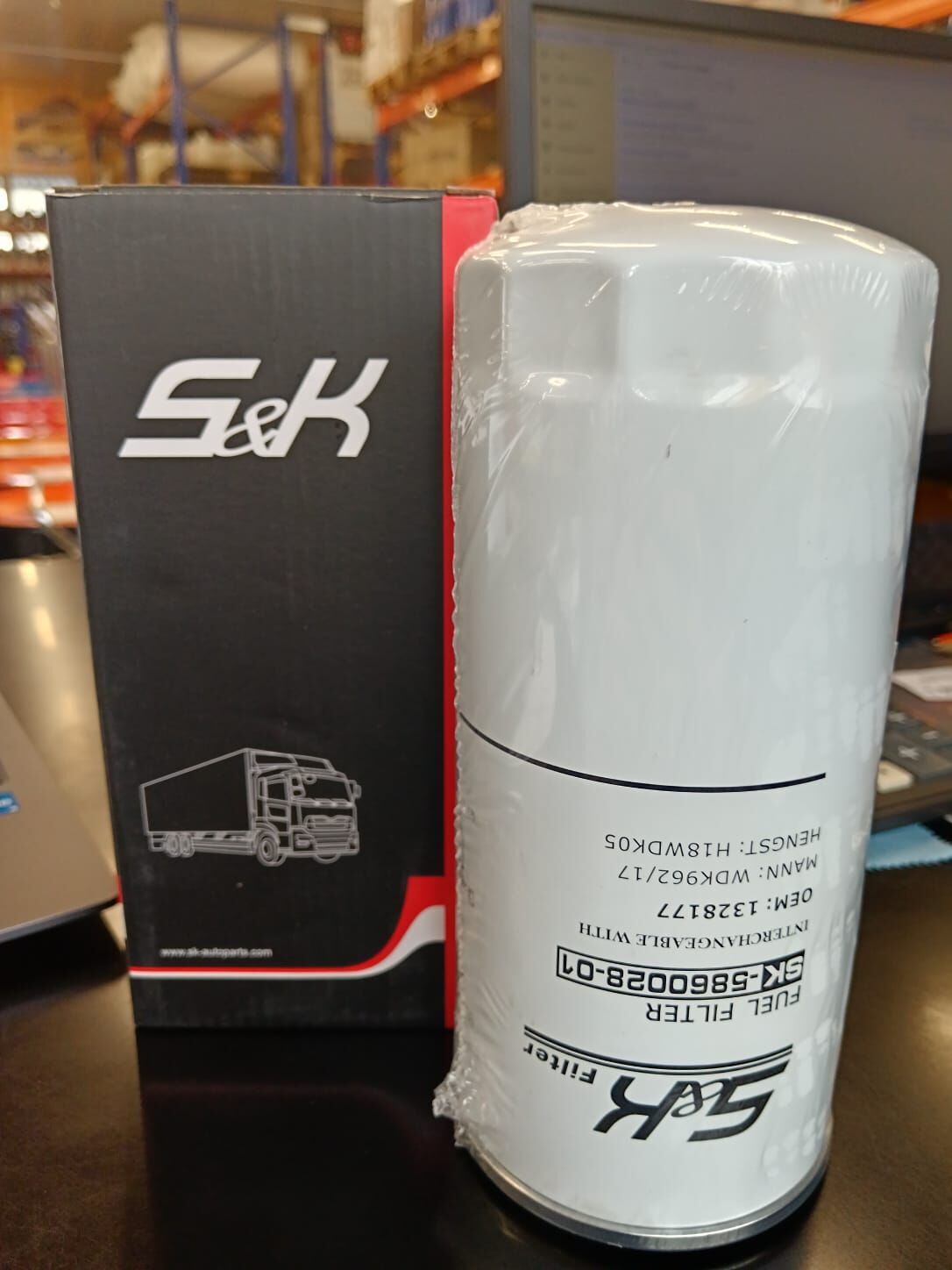 S&K GMBH Фильтр топливный SK586002801