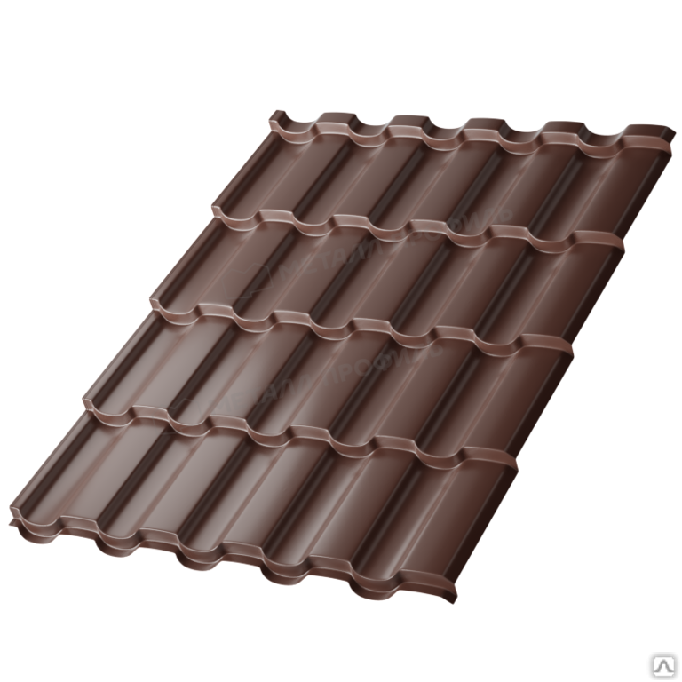 Профиль декоративный Монтерра 0,4 мм RAL 8017 коричневый шоколад
