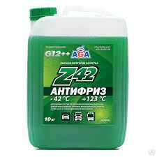 Антифриз AGA G12++ -42°С (зеленый) (10 кг.) 