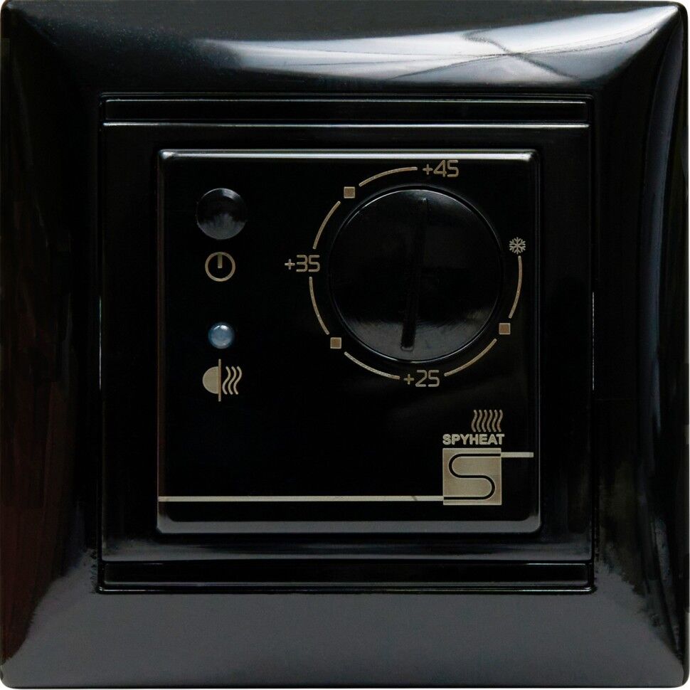 Электронный термостат ETL-308B (Чёрный) SPYHEAT