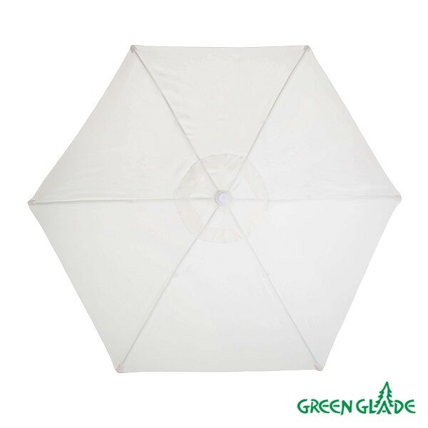 Зонт от солнца пляжный Green Glade A2092 белый d 270 см 67268