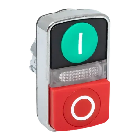 Исполнительный механизм кнопки XB4 "пуск-стоп" с выпирающим стопом возвратный без фиксации, с подсветкой EKF Proxima