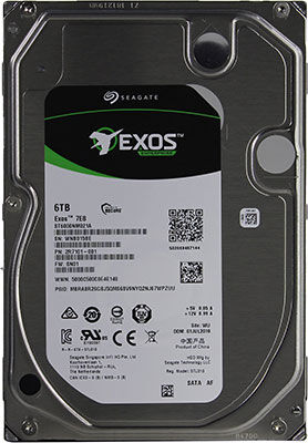 Жесткий диск HDD Seagate Original SATA-III 6Tb ST6000NM021A Exos 7E8 (7200rpm) 256Mb 3.5''