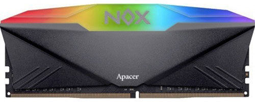 Оперативная память Apacer DDR4 8Gb 3200MHz NOX RGB (AH4U08G32C28YNBAA-1)