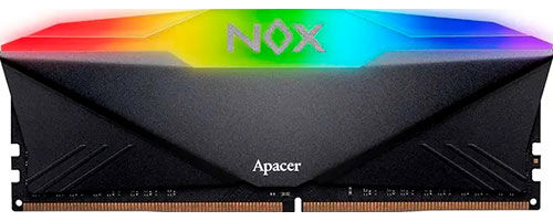 Оперативная память Apacer DDR4 16GB 3200MHz NOX RGB Black (AH4U16G32C28YNBAA-1)
