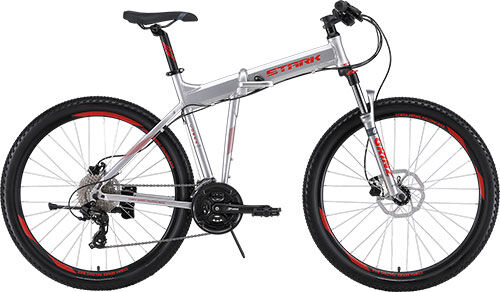 Велосипед Stark Cobra 27.2 HD, хром/ярко-красный, 20'' (HQ-0014069) Cobra 27.2 HD хром/ярко-красный 20'' (HQ-0014069)