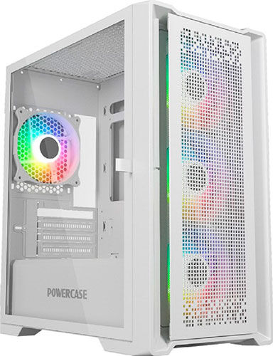 Компьютерный корпус Powercase ByteFlow Micro White (CAMBFW-A4)