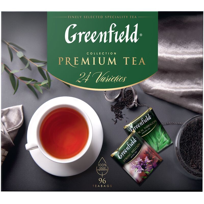 Чай ассорти Greenfield Premium Tea Collecton 96 пакетиков