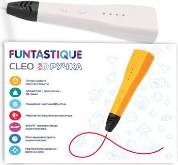 3D ручка Funtastique CLEO (Белый) FPN04W