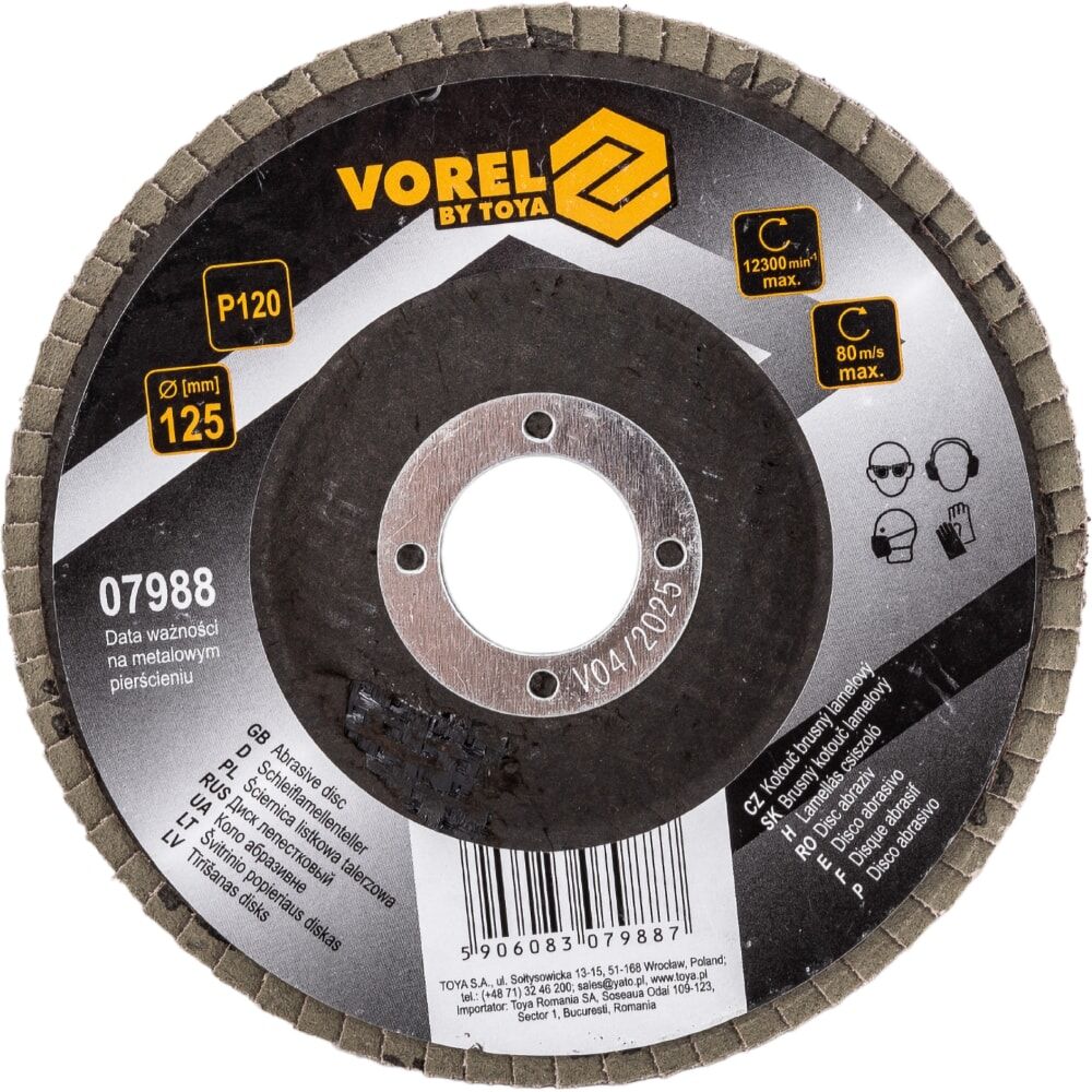 Лепестковый диск VOREL 07988