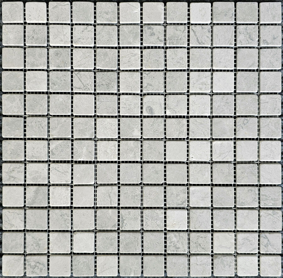 Мозаика мраморная PIX 329 Tundra Grey PIX329 матовая серая
