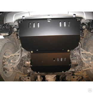 Защита картера и радиатора для Mitsubishi L200 (Triton) 