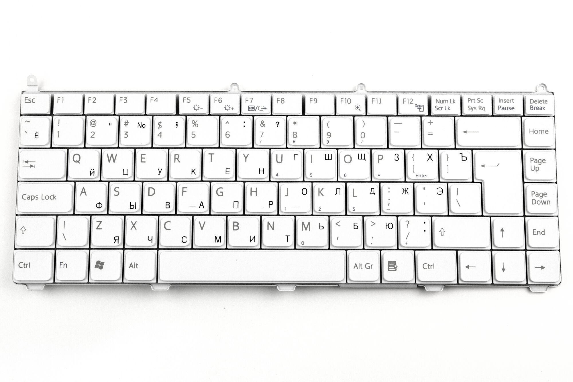 Клавиатура для ноутбука Sony VGN-AR VGN-FE белая p/n: KFRSBE107A, KFRSBJ040A 147963021, 147977851