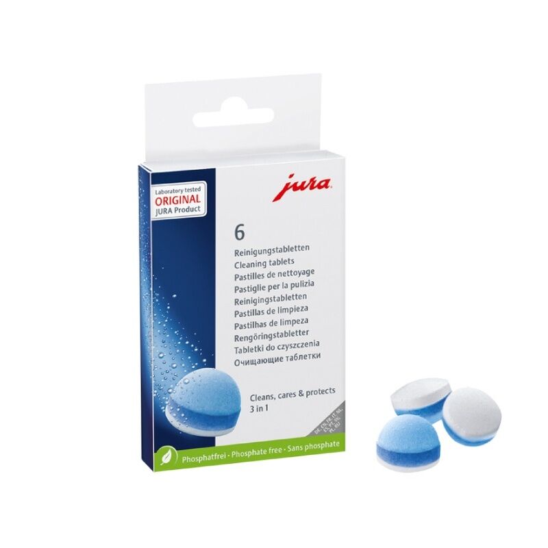 Таблетки для очистки гидросистемы Jura (6 штук в упаковке, артикул производителя 24225)