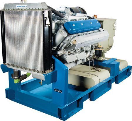 Дизельный генератор ССМ АД-160С-Т400-РМ2 с АВР 160 кВт