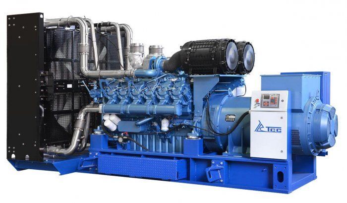 Дизельный генератор ТСС АД-1200С-Т400-1РМ9 (12M33G1650/5) с АВР 1200 кВт
