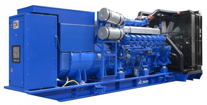 Дизельный генератор ТСС АД-1500С-Т400-1РМ8 с АВР 1500 кВт