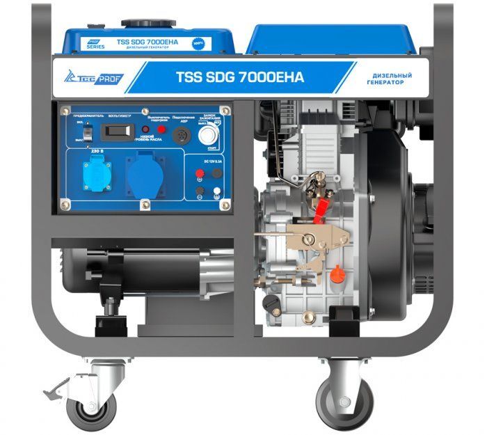 Дизельный генератор ТСС SDG 7000EHA 6.5 кВт