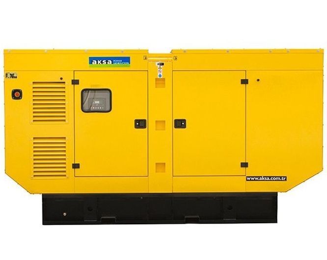 Дизельный генератор Aksa APD 450A в кожухе с АВР 328 кВт