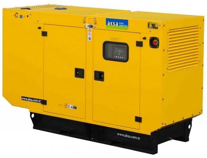 Дизельный генератор Aksa APD 35A в кожухе 25.6 кВт