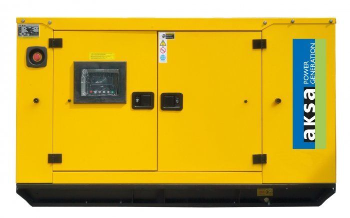 Дизельный генератор Aksa APD35BD в кожухе 25.60 кВт