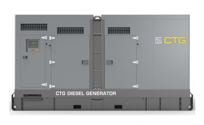 Дизельный генератор CTG 165C в кожухе с АВР 120 кВт