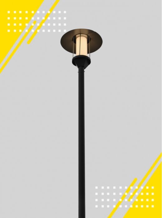 Уличный светодиодный светильник KOMLED SCULPTURE-RETRO 4,5 Комлед