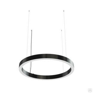 Дизайнерский светодиодный светильник Geniled Art Ring Uplight Downlight d1800 h80 w100 4000К 90Ra Черный 