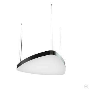 Дизайнерский светодиодный светильник Geniled Art Trigon Soft Arc Out 600x600x600 h80 29Вт 4000К 90Ra Черный 