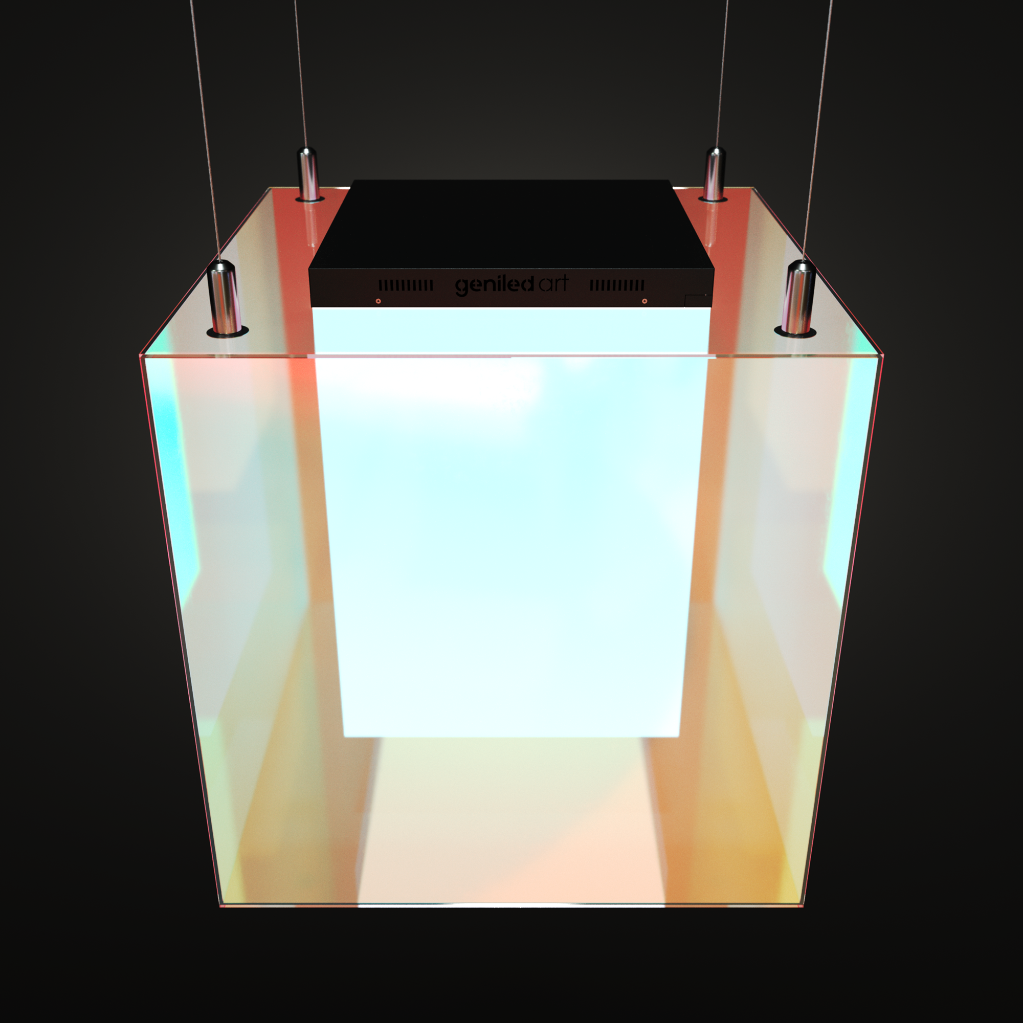 Дизайнерский светодиодный светильник Geniled Art Animarium 500x500x500 3