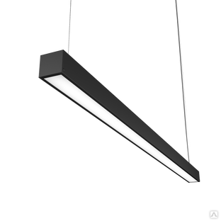 Светодиодный светильник Geniled Trade Linear Standart 1472x65x60 90Вт 3000K Опал Черный #1