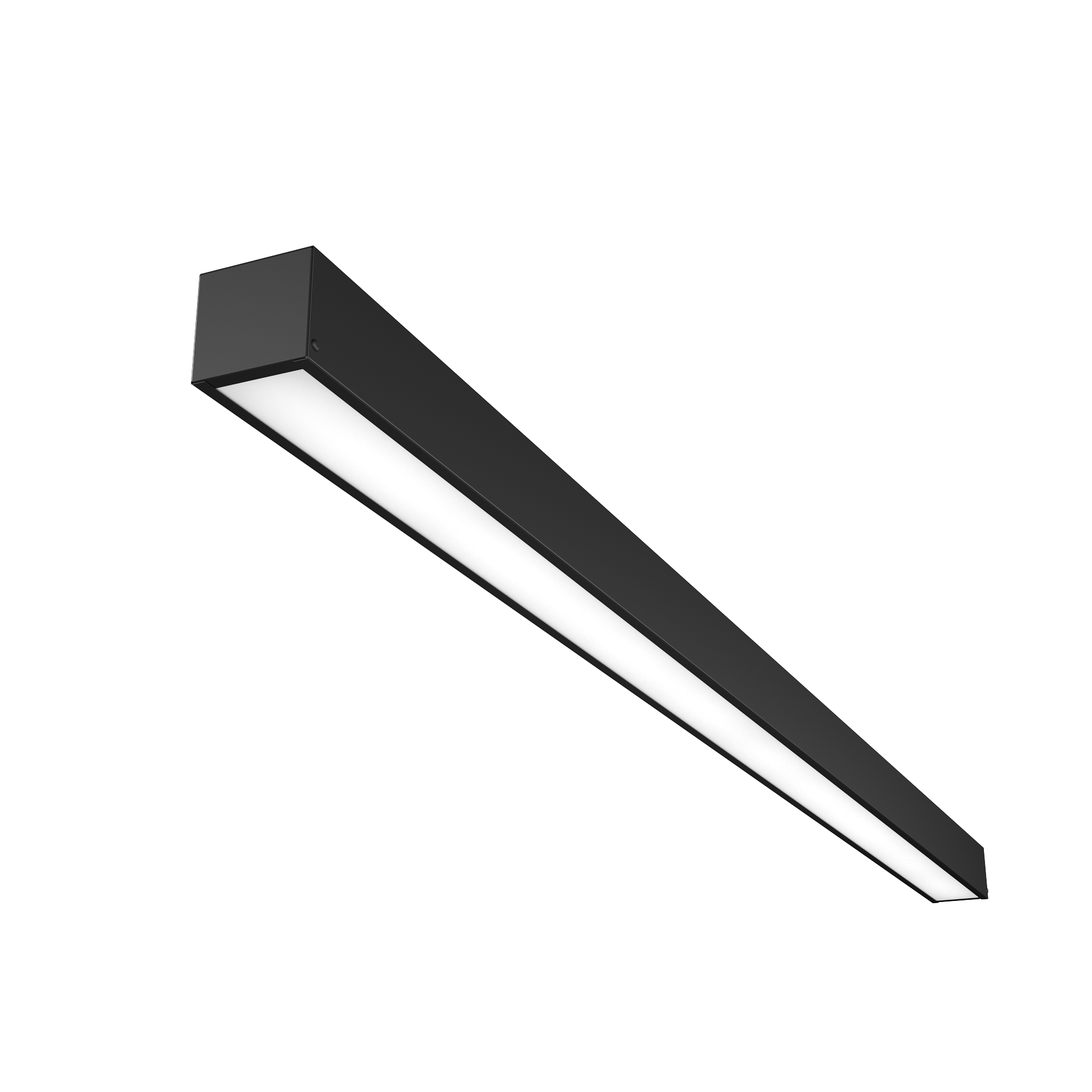 Автономный аварийный светодиодный светильник Geniled Trade Linear Standart 1500x65x60 60Вт 5000K IP54 Опал Черный БАП Em