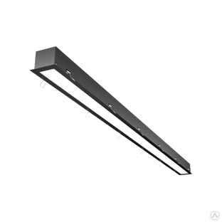 Встраиваемый светодиодный светильник Geniled Trade Linear Standart 1472x65x60 90Вт 4000К 90Ra Опал Deep Черный #1